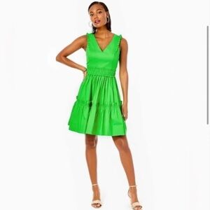 Lily Pulitzer Sprout Green size 6 Celiana dress with stretch